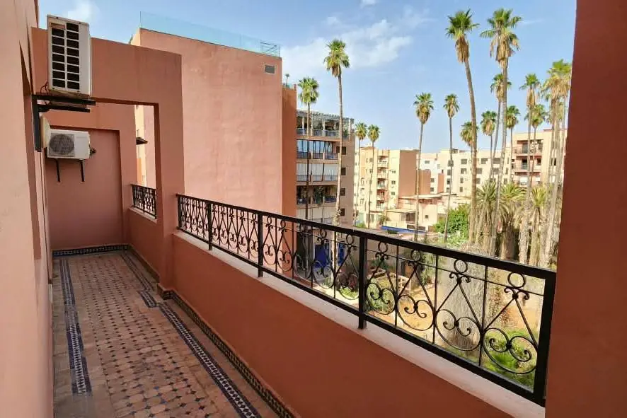 Appartement 1 chambre avec terrasse traversante — Guéliz, Marrakech
