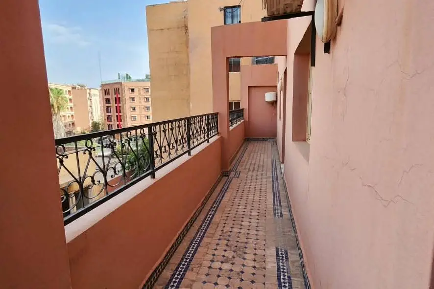 Appartement 1 chambre avec terrasse traversante — Guéliz, Marrakech