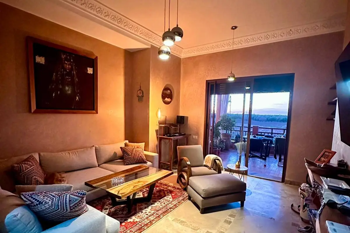 Appartement 2 chambres meublé, terrasse panoramique — Avenue Mohammed VI