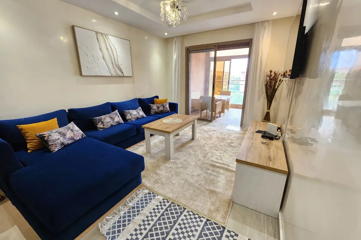 À louer — Appartement haut standing meublé 92 m² avec terrasse, Agdal